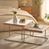 2er Set Couchtisch Beistelltisch 56 x 41 cm & 50 x 34 cm Produktbild-Vorschau 9