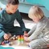 Giocattolo in legno Ulanik Montessori "Mushroomwise 25 Anteprima dell’immagine prodotto 3