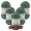 5 x ALIZE Velluto 532 Pine Green mit Label Produktbild-Vorschau 1