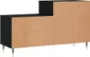 Botník čierny 102x36x60 cm spracované drevo Náhľad obrázku produktu 6