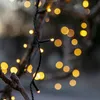 LED Lichterkette Durawise - 48 bernstein LED - L: 3,5m - 8 Funktionen - Timer - Batterie bis 60 Tage Produktbild-Vorschau