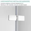 IMPTS Duschtür 70cm Falttür Rahmenlos Duschabtrennung Produktbild-Vorschau 9