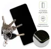A smartphone screen protector is shown next to a set of keys, with marketing graphics highlighting its features. Produktbild-Vorschau