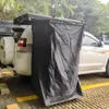 Tenda da doccia per auto Tenda da tetto per doccia in nero Anteprima dell’immagine prodotto 2