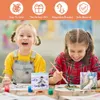 10 Stück Mini Leinwand mit Staffelei, Mini Staffelei Set, Produktbild-Vorschau 6