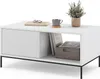 A white coffee table with storage. Voir les images du produit