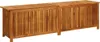 A long, wooden storage box with a slatted top and front panels, shown against a white background. Podgląd zdjęcia produktu