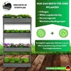 Coemo Vertikalbeet Vera aus Holz Hochbeet 4 Etagen Kästen Produktbild-Vorschau 5