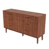 Comodino INONEFT con 6 cassetti in rattan, 100x34x73 cm, Anteprima dell’immagine prodotto 14