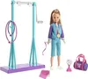 Barbie Team Stacie Gymnastikpuppe mit Zubehör, Spielzeug +3 Produktbild-Vorschau 1