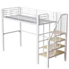 Flieks Hochbett 90x200cm mit Treppe, Etagenbett Kinderbett Produktbild-Vorschau 7