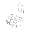 Blitzlichthalterung Messing Stahl Gummi - 8cm Kabel Produktbild-Vorschau 5
