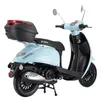 Motorroller Massimo 50ccm 45km/h Euro 5, babyblau mit Top Produktbild-Vorschau 6