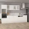 vidaXL Wisząca szklana szafka biała 40x31x60 cm materiał Podgląd zdjęcia produktu 2
