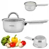 Stielkasserolle Edelstahl 14cm Kasserolle Milchtopf Produktbild-Vorschau 1