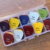 100szt Guitar Pick ABS Round Edges Bright Color Frosted Podgląd zdjęcia produktu 5