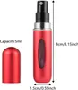 Parfümzerstäuber Nachfüllbar Reise, 5 Stück 5ml Mini Produktbild-Vorschau 2