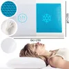 A collage showing different aspects of a pillow, including close-ups of its texture and a woman sleeping on it. Produktbild-Vorschau