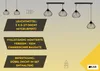 KAR-LIGHTING Pendelleuchte 2-flammig Schwarz, Metall – Produktbild-Vorschau 4