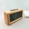 Digitaler  aus Massivholz mit Thermometer, Kalender, Produktbild-Vorschau 4
