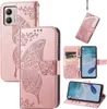 Mobigear Butterfly  Motorola Moto E13 Hülle Klapphülle Produktbild-Vorschau 1
