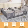 Łóżeczko dziecięce INONEFT, 90 x 200 cm, drewniane łóżeczko Podgląd zdjęcia produktu 6