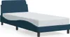 vidaXL Struttura letto con testiera "Dover" blu 90x200 cm Anteprima dell’immagine prodotto 1