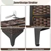 COSTWAY Korbschrank mit 2 Türen, 157 cm hoher Produktbild-Vorschau 4