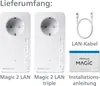 devolo Magic 2 LAN triple Powerline 3x Gigabit LAN Port 2x Produktbild-Vorschau 6