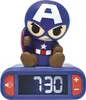 Réveil Veilleuse Digital Captain America, 3D Lumineux et Voir les images du produit 1