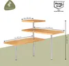 bremermann Étagère d'angle en bambou, étagère de cuisine, Voir les images du produit 7