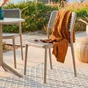 Garten Essgruppe mit Tisch Ø60 cm und 2 stapelbaren Stühlen Produktbild-Vorschau 3