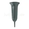 Grabvase in Tulpenform Höhe 26cm Kunststoff grün Produktbild-Vorschau 4