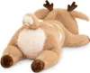 Cerf en peluche couché Orange Jouet 56 cm - Cerf Voir les images du produit 5