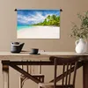 MuchoWow® Wandteppich Wandbehang Strand - Meer - Palmen Produktbild-Vorschau 6