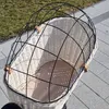 Košík na bicykel pre psa na nosiči, prútený košík, košík na Náhľad obrázku produktu 4