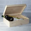 Creative Deco Béžová Dřevěná Krabice s Víkem | 40 x 30 x 14 Náhled obrázku produktu 5