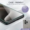 Close-up of a phone screen protector and a phone case, highlighting its features. Produktbild-Vorschau