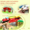 AIYAPLAY Spieltisch, 108-teiliges abnehmbares Eisenbahn-Set Produktbild-Vorschau 6