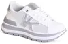 topschuhe24 3137 Damen Plateau Sneaker, Farbe:Weiß, Produktbild-Vorschau 2