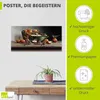 ARTland Poster Haus Spatzen I Größe: 40x20 cm Produktbild-Vorschau 2