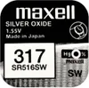 MAXELL Knopfzellen, 0% Quecksilber, VE 10 Stk 301 - 399 Produktbild-Vorschau 1