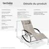 Chaise longue TAYA ergonomique avec fonction de balancement Voir les images du produit 6