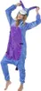 A woman is wearing a blue and purple donkey costume. Produktbild-Vorschau