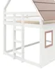 Cama nido de 140 x 200 cm, diseño de casa con tejado a dos Vista previa de la imagen del producto 11