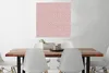MuchoWow® Poster Rosa - Punkte - Weiß - Muster 75x75 cm - Produktbild-Vorschau 2