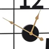 vidaXL Wanduhr Schwarz Ø50 cm Eisen Produktbild-Vorschau 6