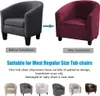 (Větrná červená) Klubové křeslo Slipcover, Vysoký stretch Náhled obrázku produktu 5