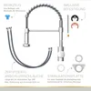 Lenz NOVA Küchenarmatur Chrom, flexible Spiralbrause, 2 Produktbild-Vorschau 6