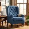 HOMCOM Ohrensessel Gepolstert Sessel mit Tufting, hoher Produktbild-Vorschau 8